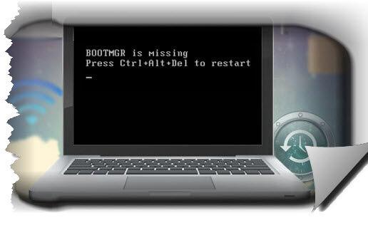 bootmgr is missing press ctrl+alt+del to restart что делать windows 7