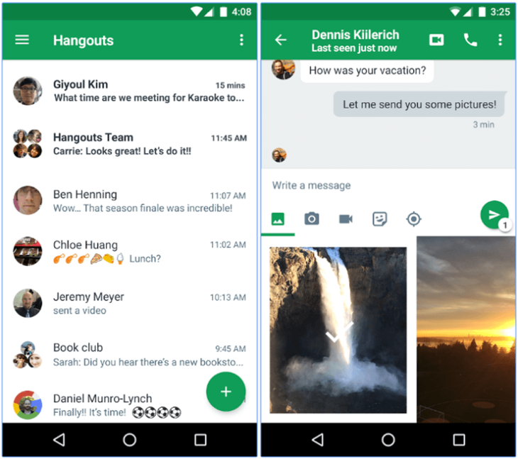 Hangouts что это за программа на андроид