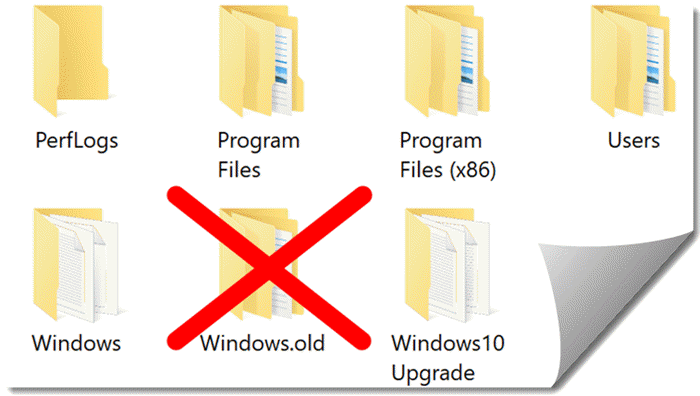 как удалить windows old в windows 8