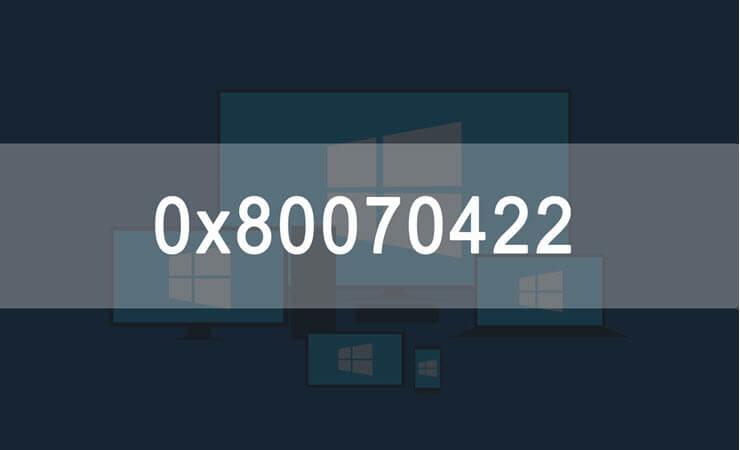 0x80070422 как исправить ошибку windows 10