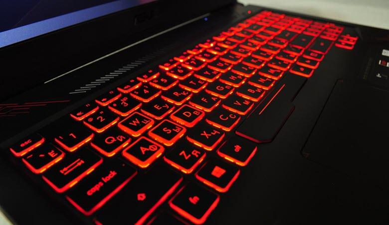Asus подсветка клавиатуры ноутбука